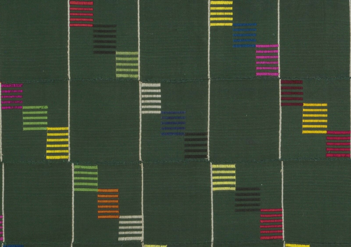 Rare Ewe Suklikpe Sugar Cube Kente Ghana African Handwoven Ethnic Cloth Textile - close-up