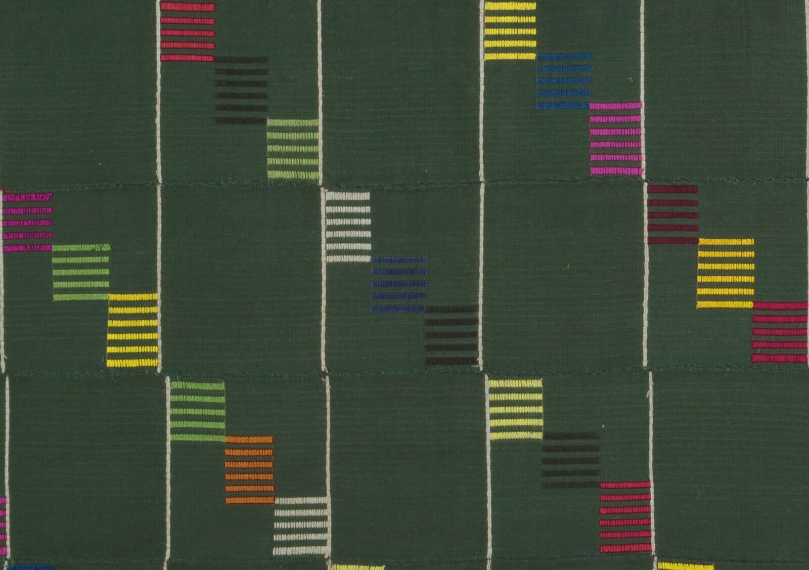 Rare Ewe Suklikpe Sugar Cube Kente Ghana African Handwoven Ethnic Cloth Textile - close-up