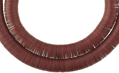 Vintage Czech Vulcanite Disk African Trade Beads 14Mm - alternate view