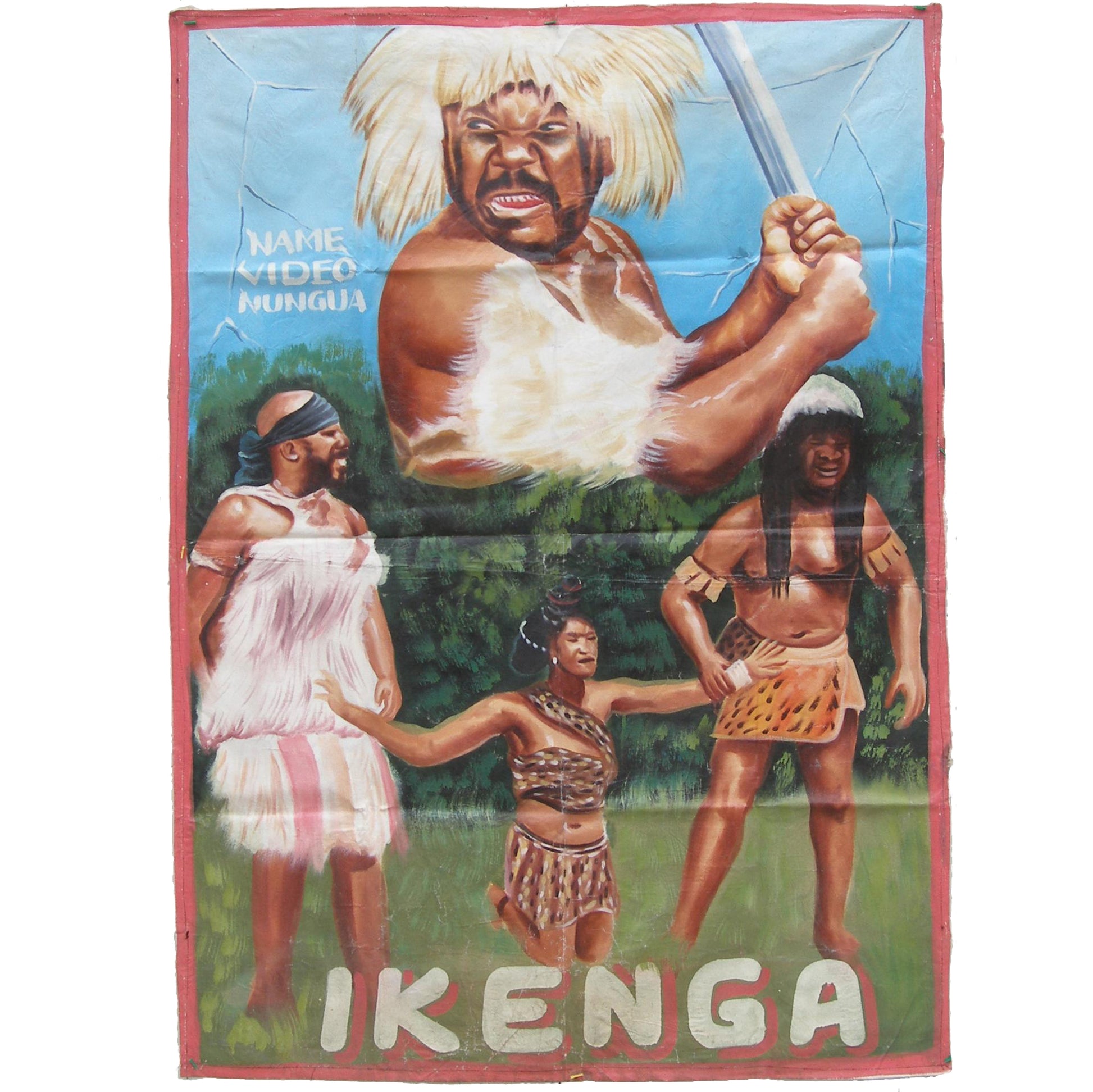 Ikenga Movie Poster - Hand-Painted Ghana Art