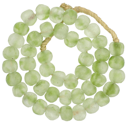 Translucent Bottle Glass Beads - Recycled Ghana Trade Beads