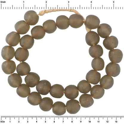 Beautiful Glass Beads - Recycled In Ghana From Bottles - close-up