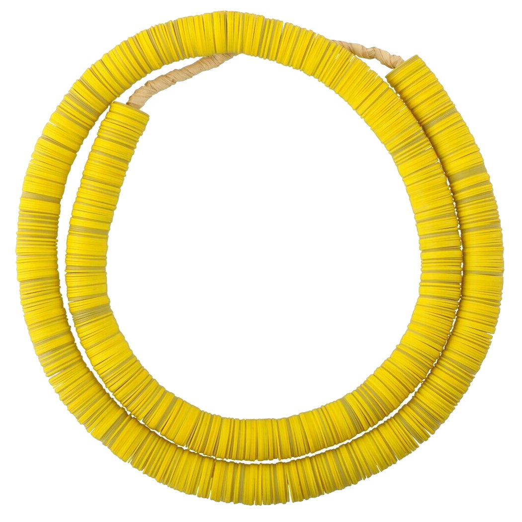 African Trade Old Beads Vulcanic Vulcanite Heishi Czech Bohemian Spacers Disks