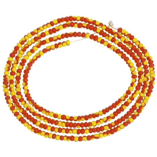Old Tiny Venetian Glass Seed Beads West African Trade Ghana Ceremonial Jewelry