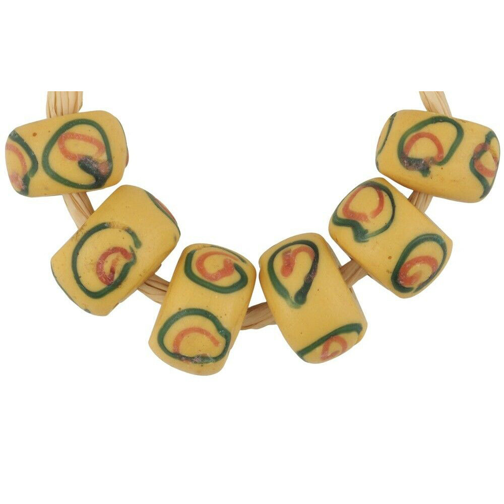 Antique "Eye" Fancy Venetian Lampwork Glass Trade Beads
