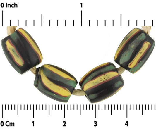 African Trade Beads Antique Venetian Wound Glass - alternate view