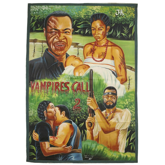 Vampires Call 2 Movie Poster - Ghana Hand-Painted Art