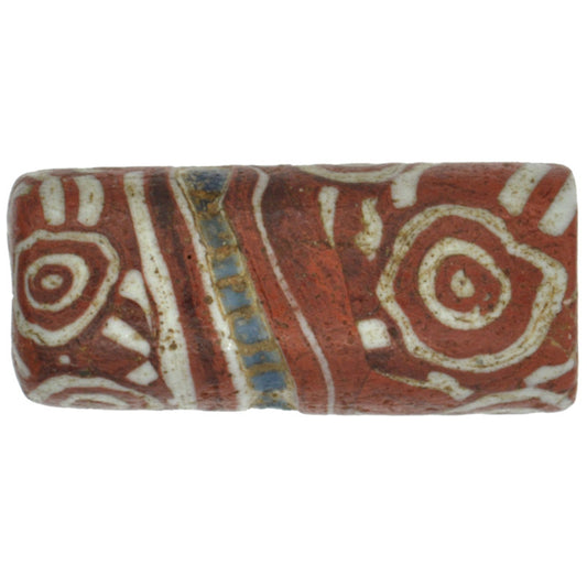 Antique Islamic Mosaic Glass Trade Bead From Fustat, C.1200 Ad - alternate view