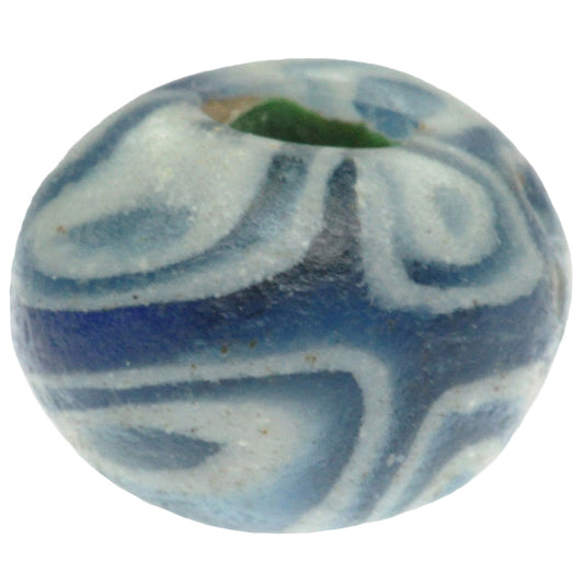 Ancient Fustat Mosaic Glass Bead, 12Th Century Islamic Bead