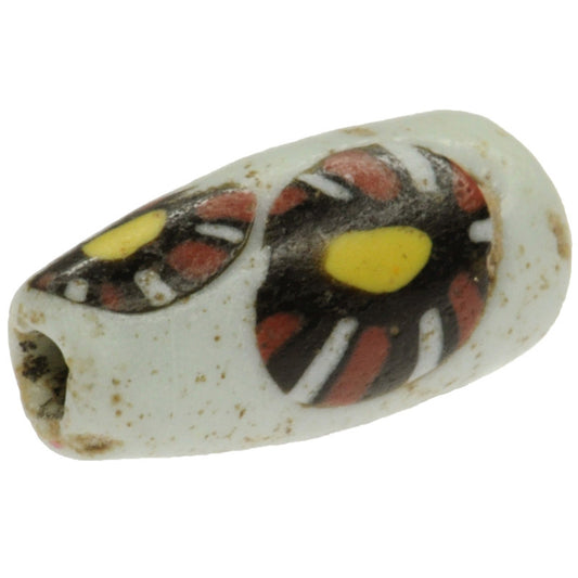 Rare Antique Fustat Mosaic Glass Bead | 12Mm Islamic Trade Bead